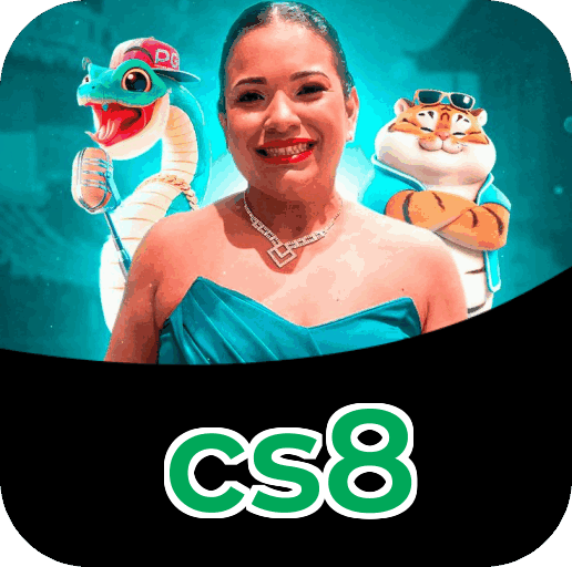 Interface do aplicativo cs8 mostrando jogos disponíveis no iOS e Android